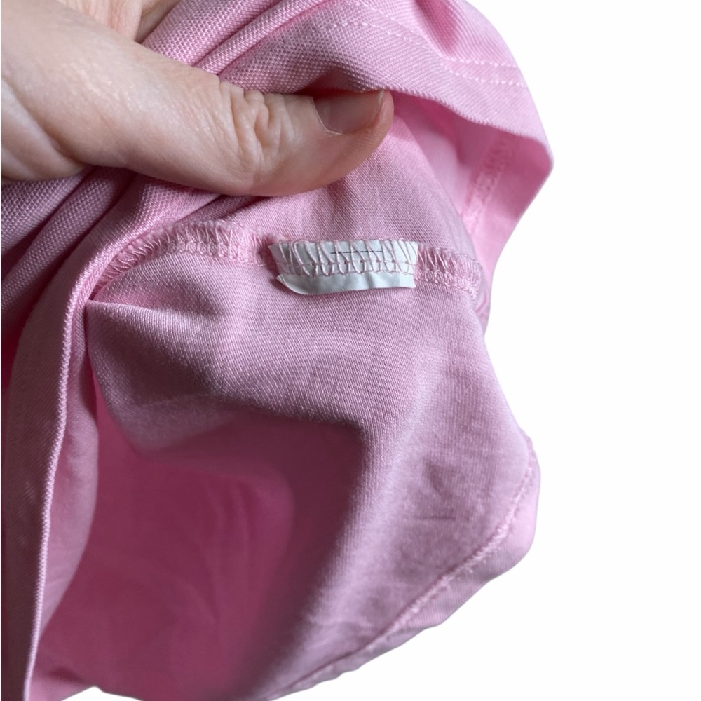 Pink Ruffled Button-Up Blouse - Picture 4 of 5